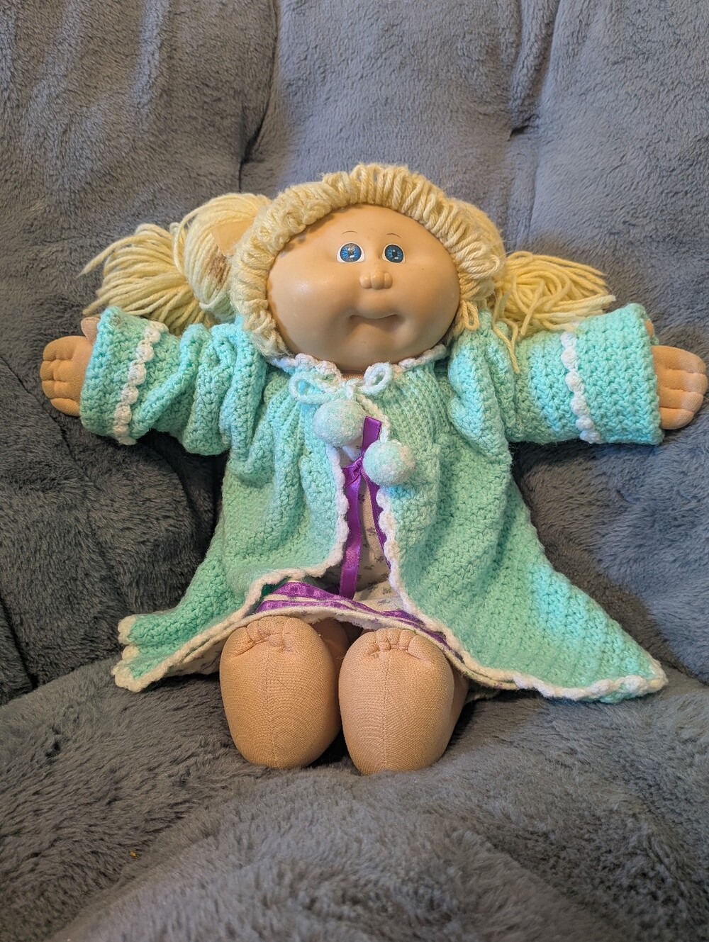 Vintage 1980s Coleco Cabbage Patch Kid Doll Xavier Roberts Signed